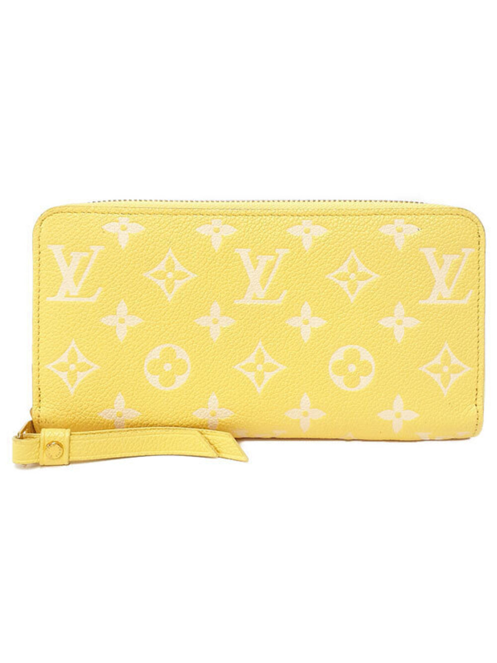 Louis Vuitton Monogram Empreinte Zippy Wallet Round Zipper Long